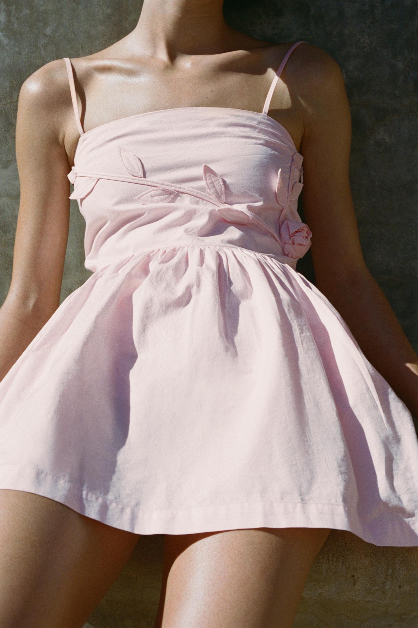 FLORAL POPLIN DRESS Product Image