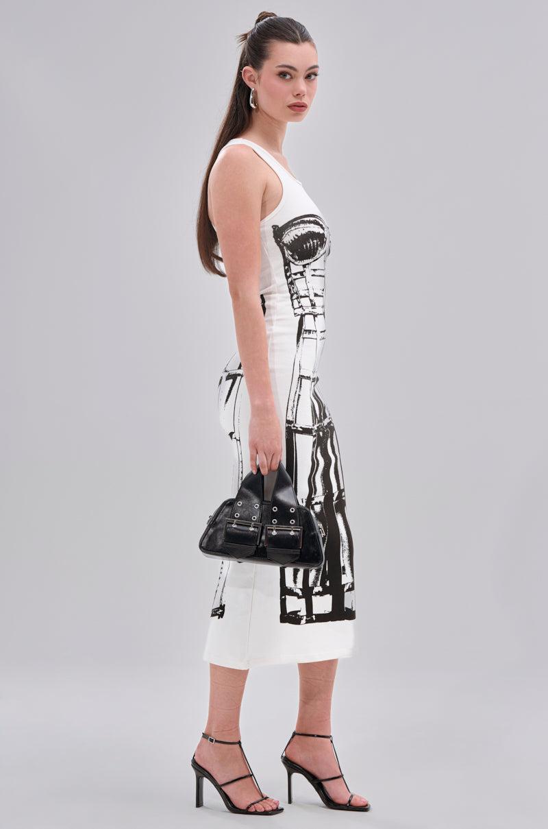 BREAK FREE PRINTED MIDI DRESS Product Image