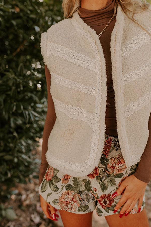 Cozy Cutie Sherpa Vest Product Image