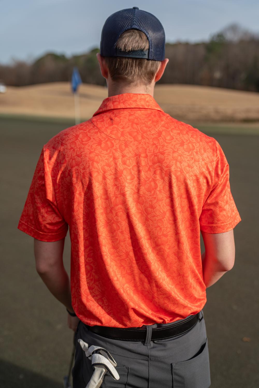 Three Sixty Six Men’s Print Golf Polos Male Product Image