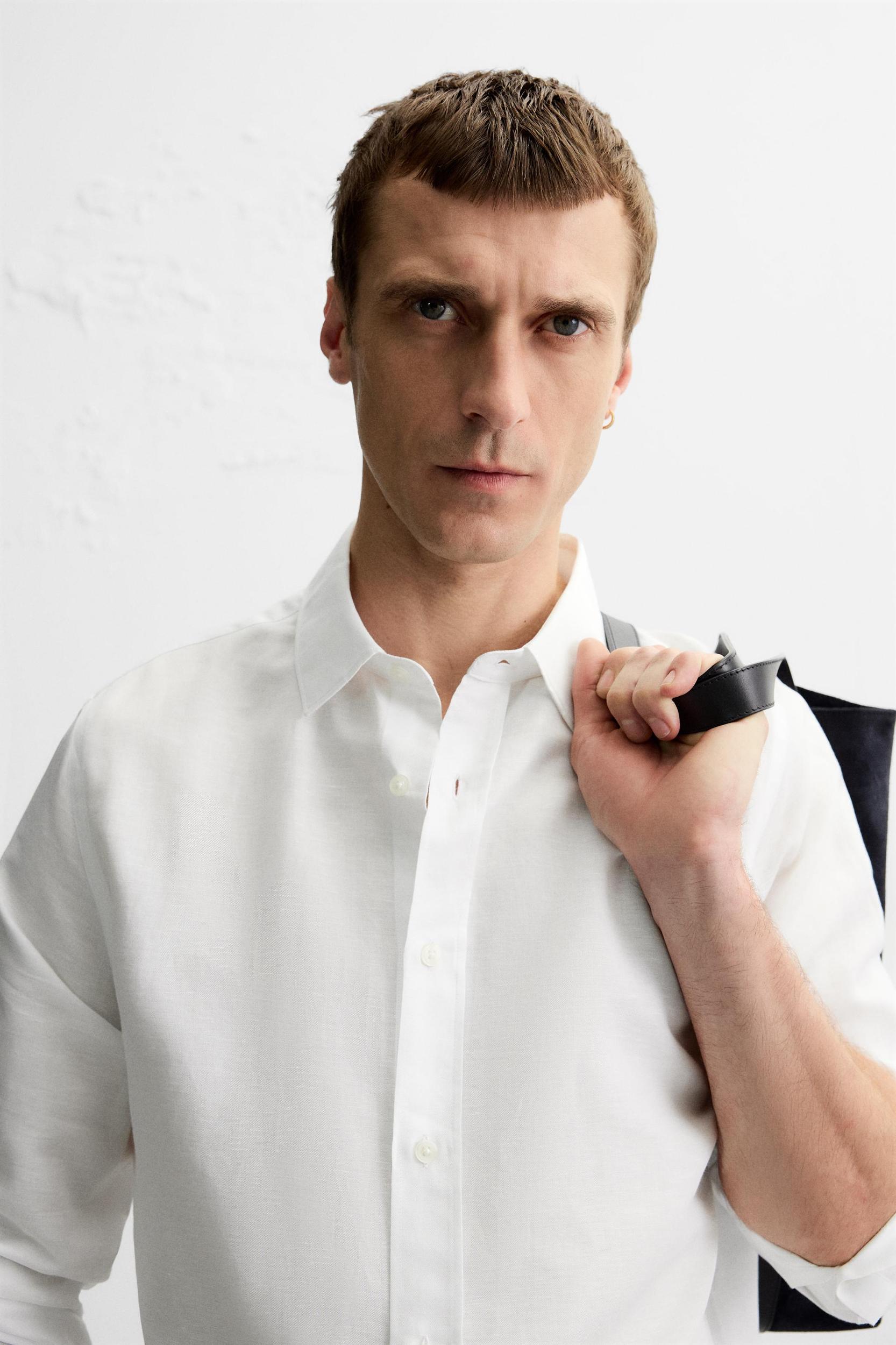 COTTON - LINEN SHIRT Product Image