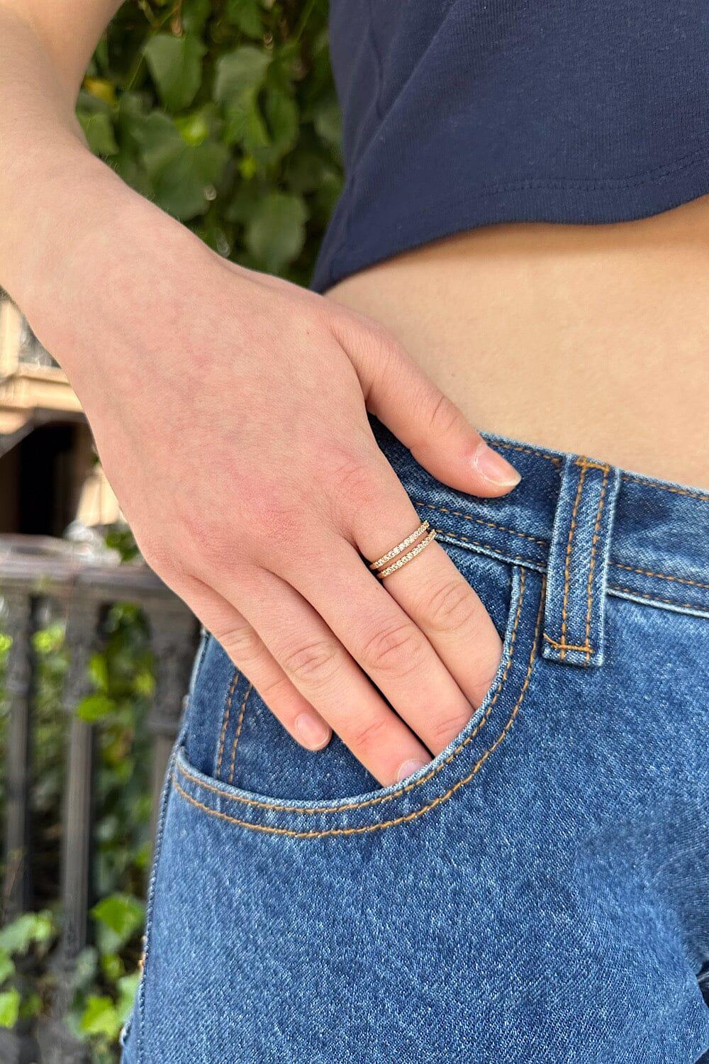 Mini Rhinestone Ring Product Image