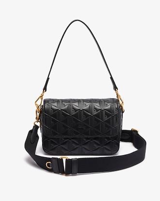 Maheki Embossed Leather Shoulder Bag Product Image