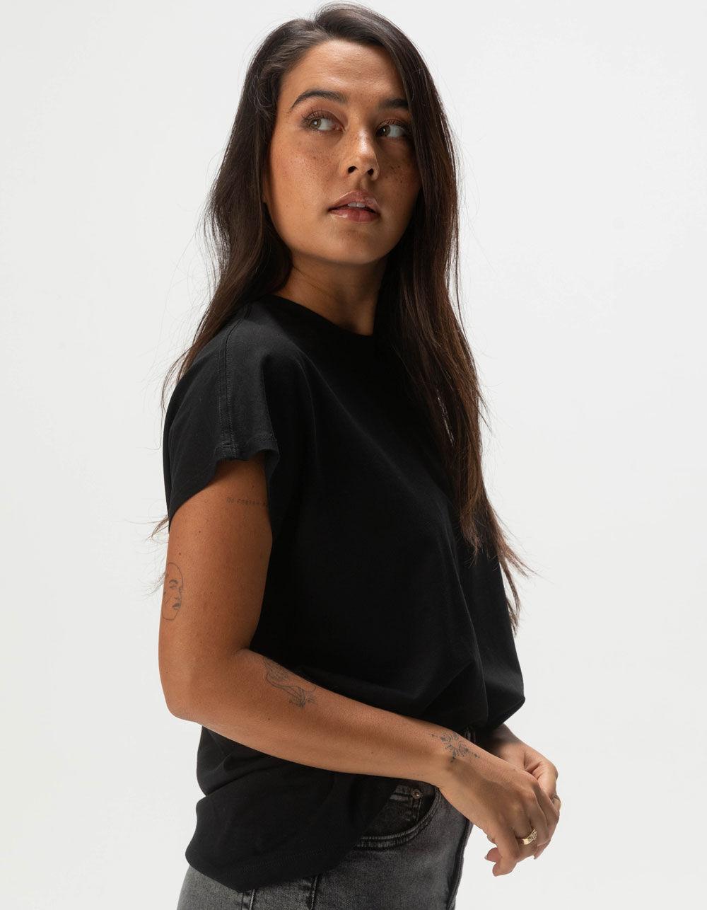 JJXX Astrid Boxy Womens Tee - BLACK Product Image