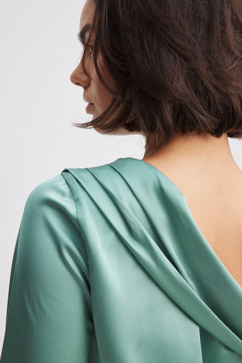Draped One Shoulder Shirt Product Image