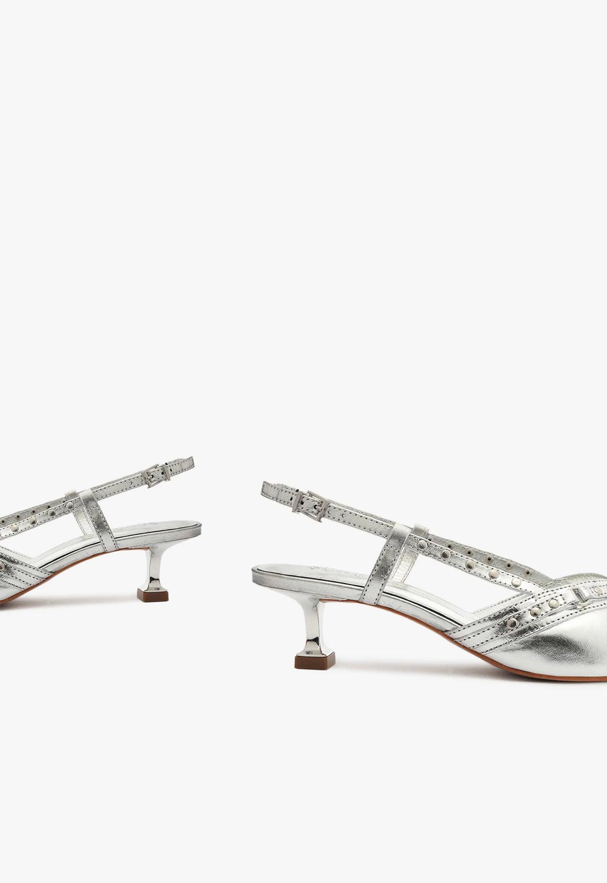 Venezia Metallic Leather Pump Female Product Image