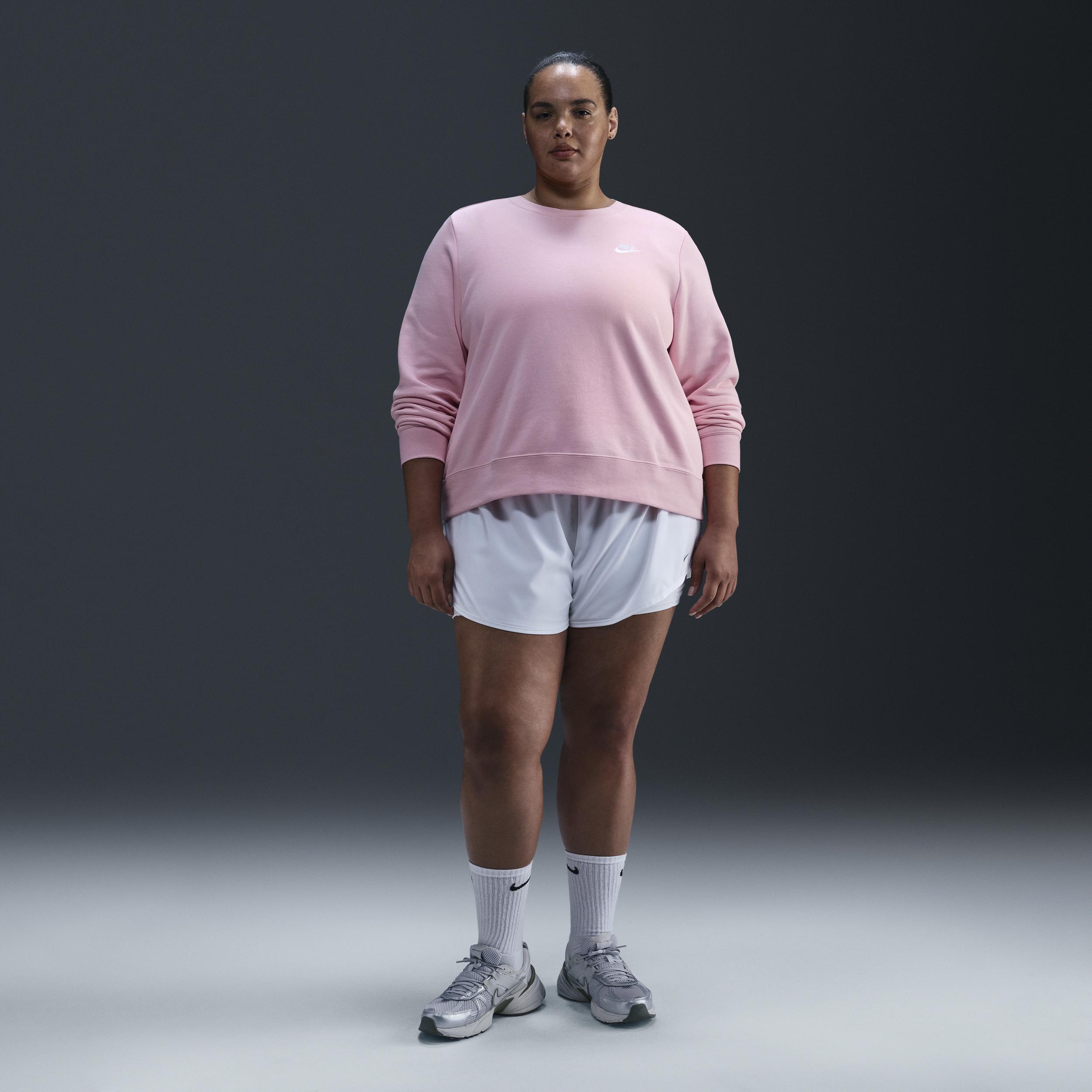 Nike Sportswear Club Fleece Women's Crew-Neck Sweatshirt (Plus Size) Product Image