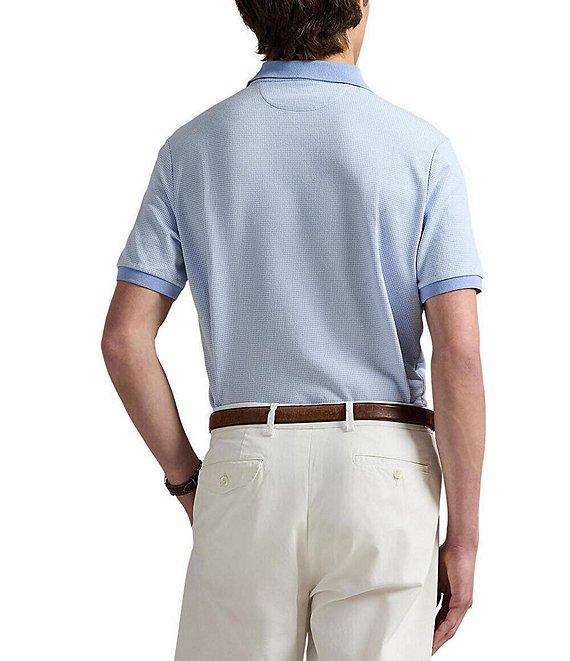 Polo Ralph Lauren Classic Houndstooth Jersey Short Sleeve Polo Shirt Product Image