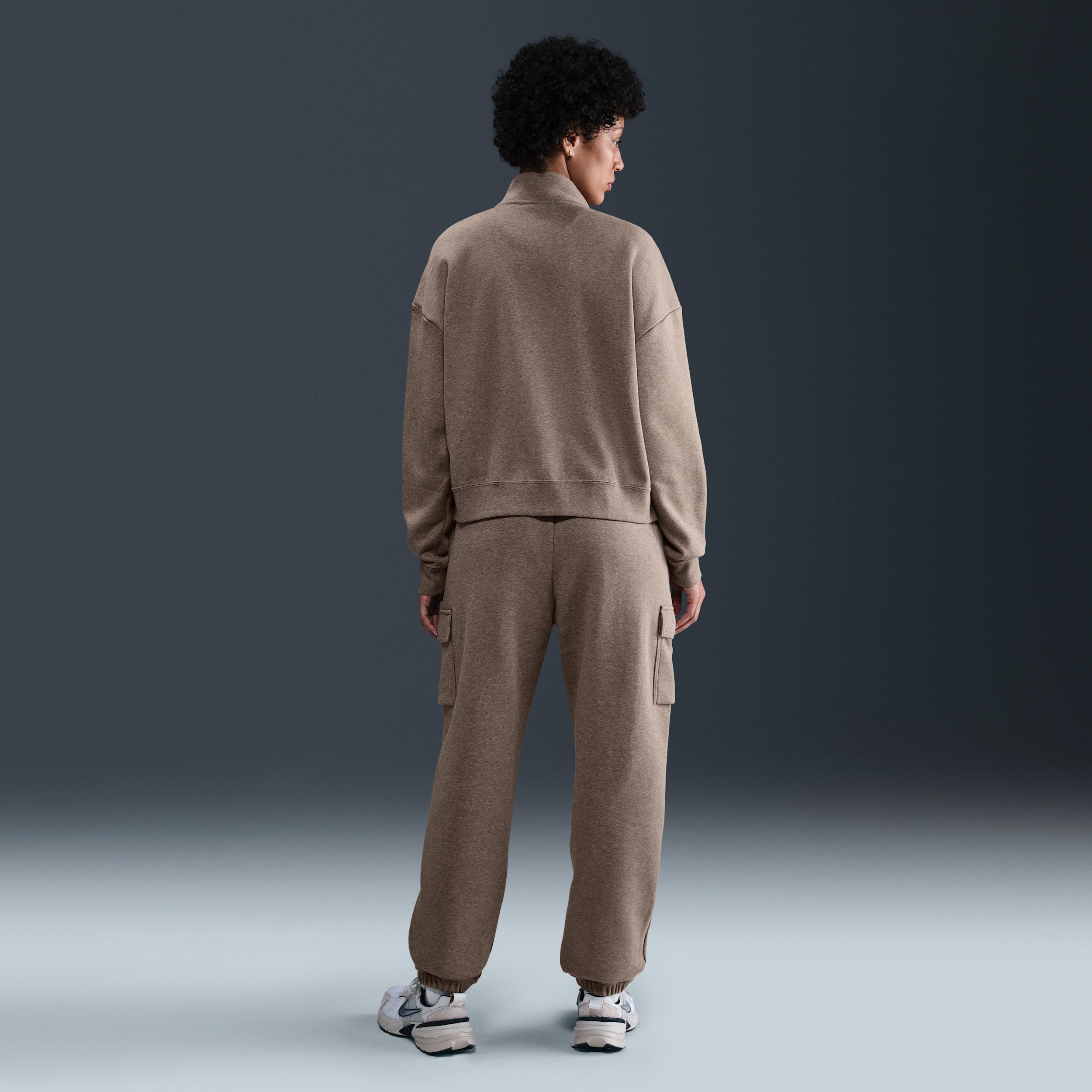 Womens Nike Sportswear Club Fleece Mid-Rise Oversized Cargo Sweatpants | DQ5196-214 Product Image