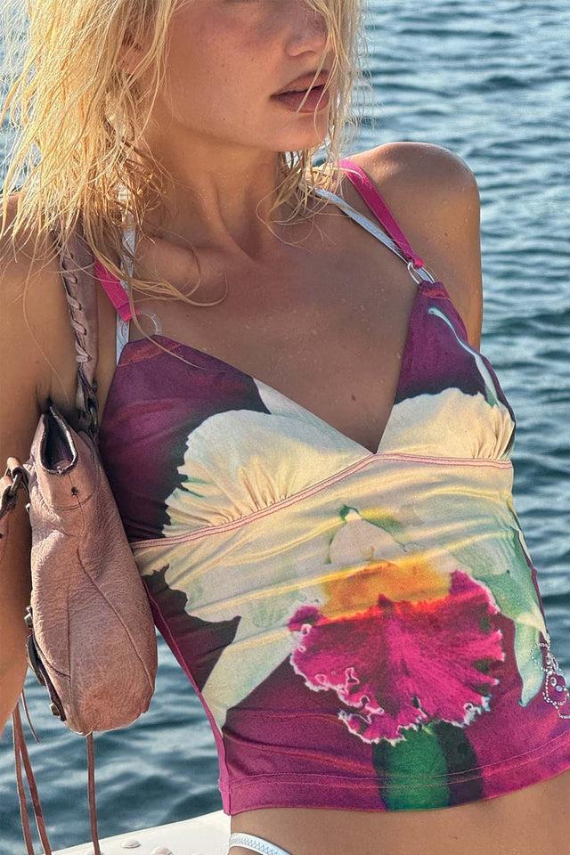 ODETTA TOP - FUCHSIA Product Image