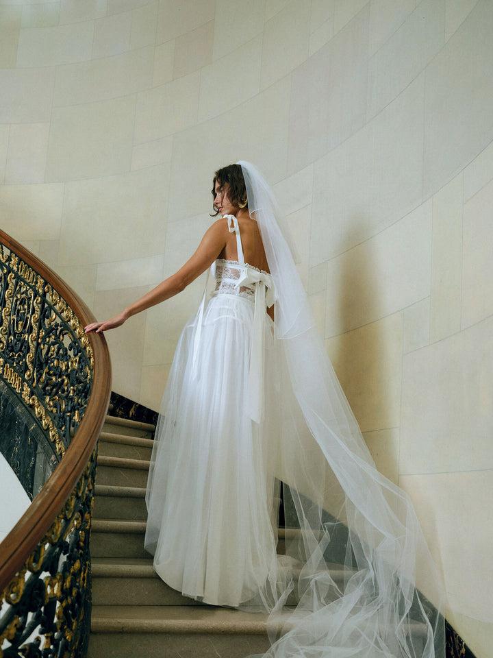 Valetta Gown — Cream Product Image