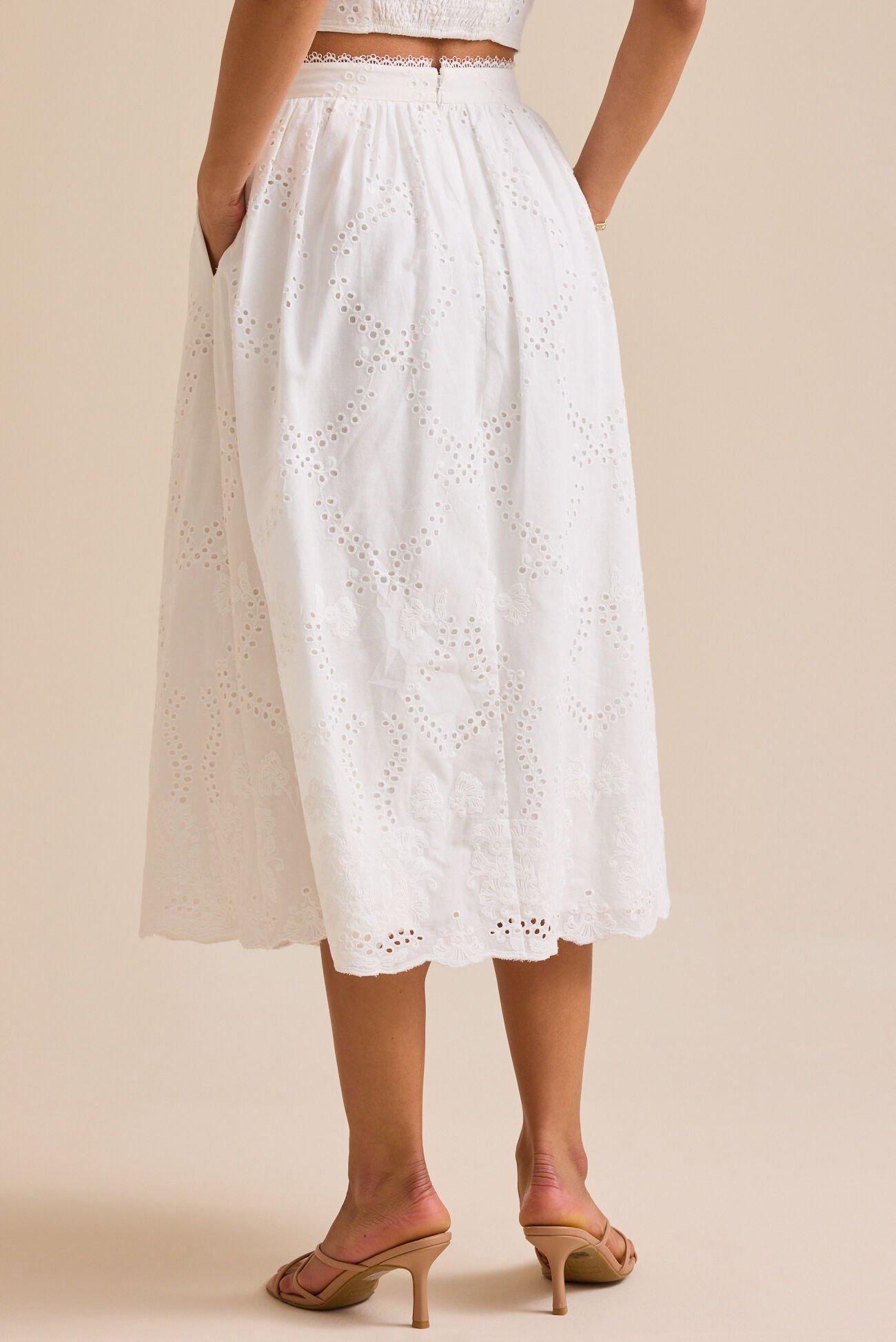 Delilah Eyelet Skirt Product Image