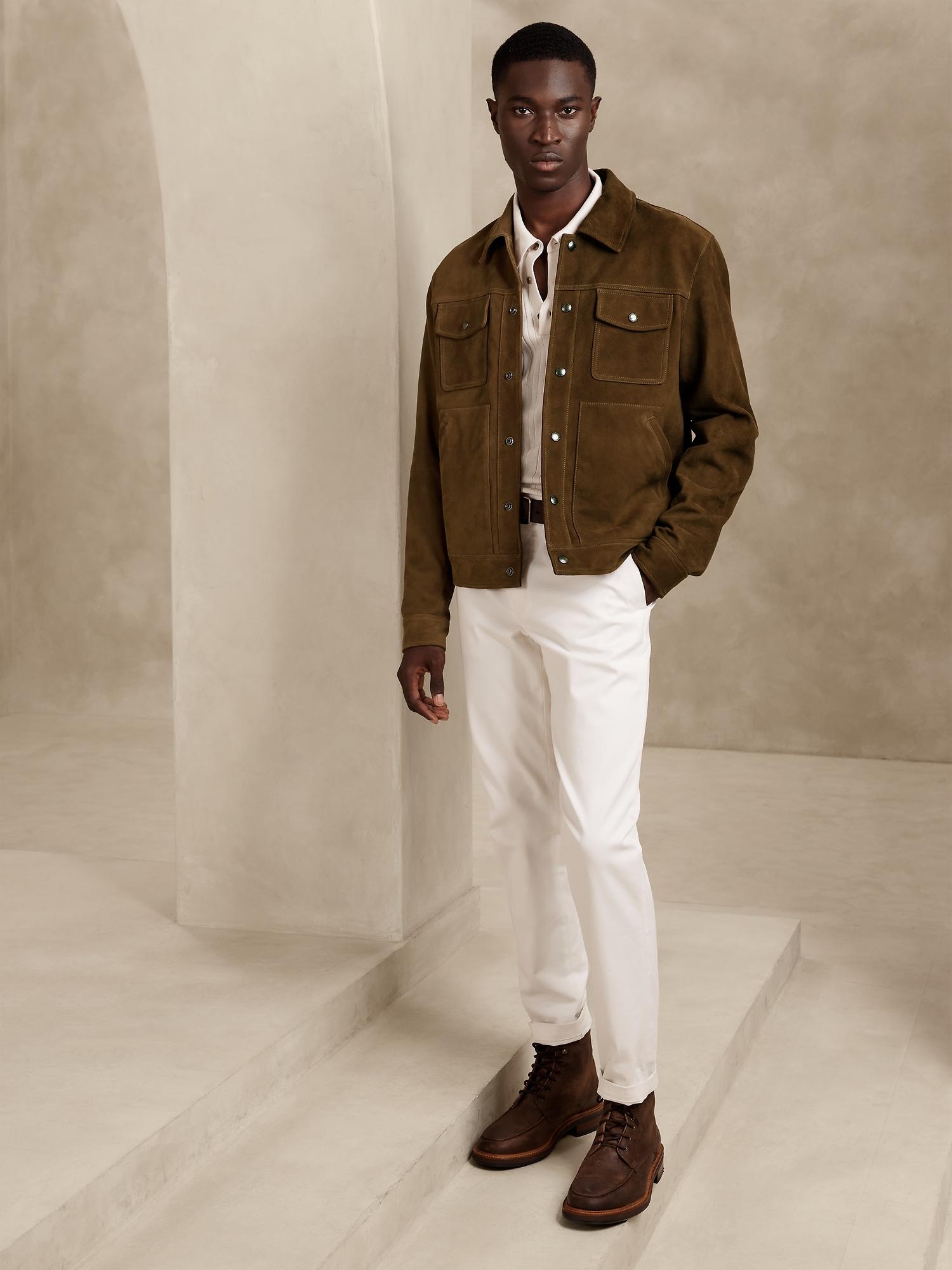 Suede Trucker Jacket Product Image