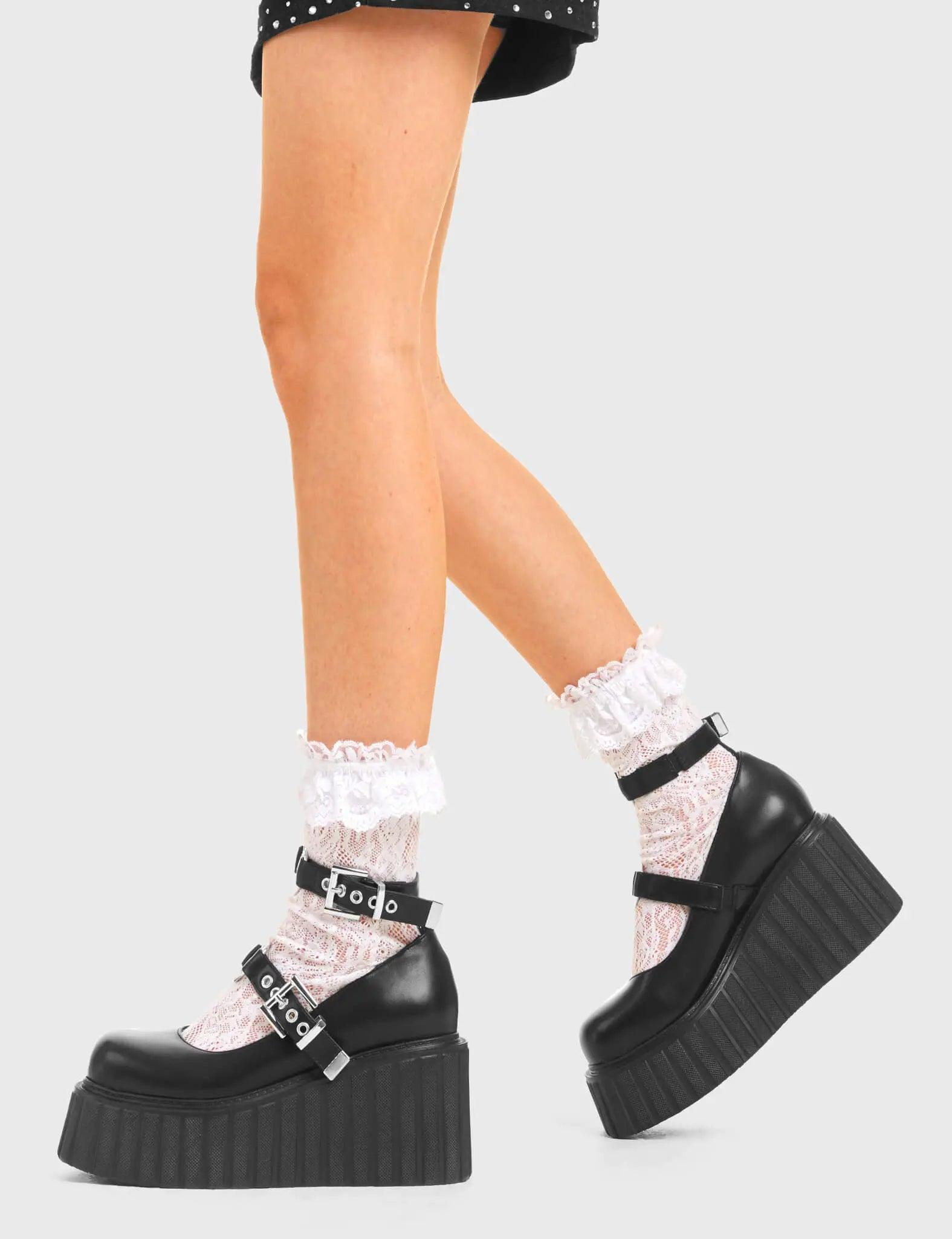 Persuasive Chunky Platform Creeper Shoes Product Image