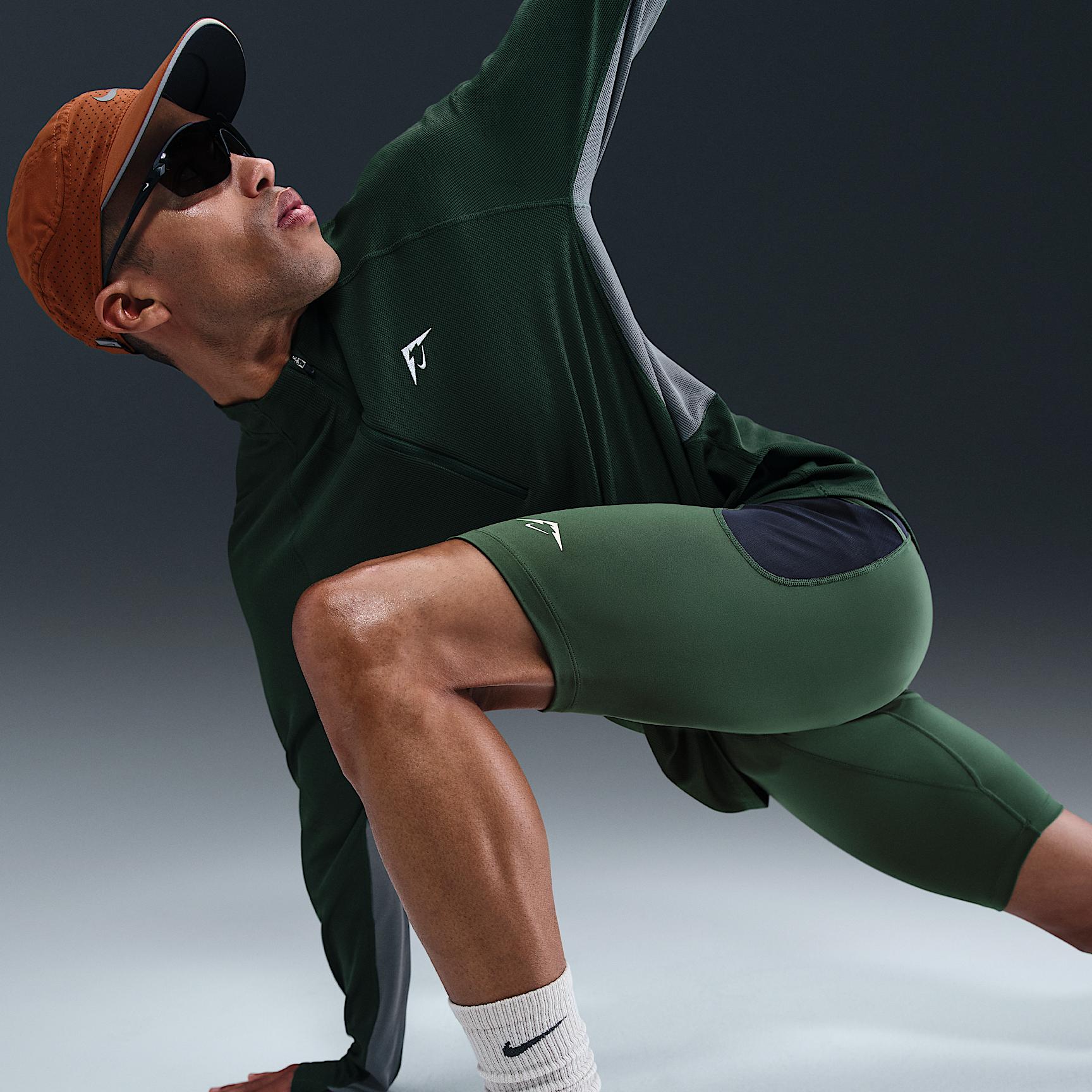 Nike Men's Lava Loops Dri-FIT ADV 1/2-Length Running Tights Product Image