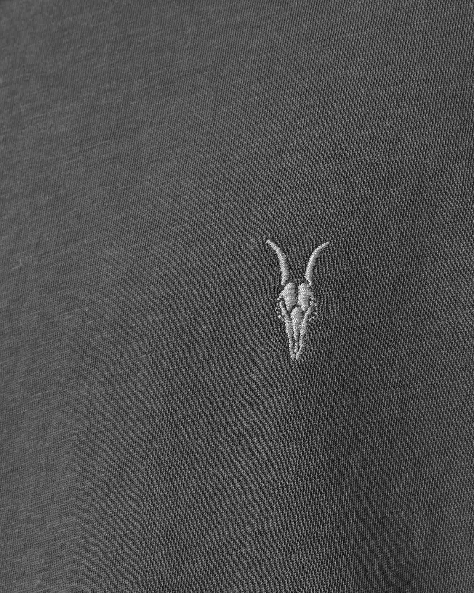 Tonic Crew Neck Slim Ramskull T-Shirt CARTER GREY | ALLSAINTS US Product Image
