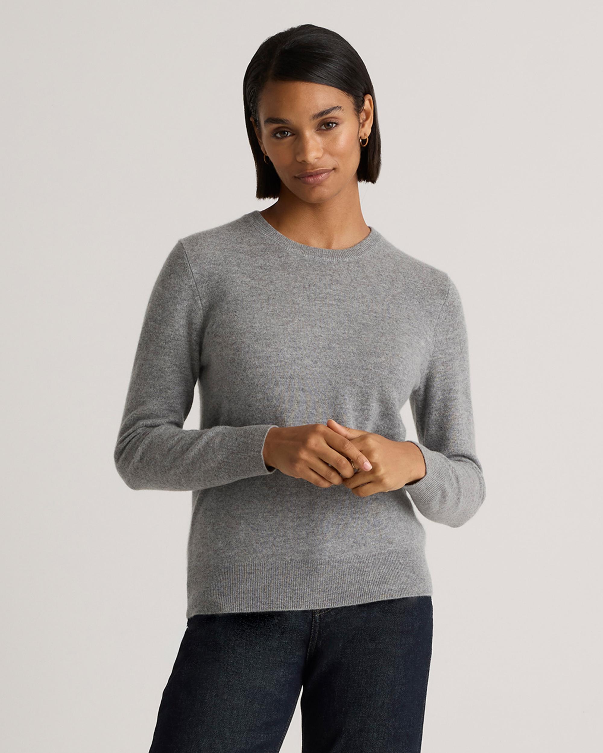Quince | Women's Mongolian Cashmere Crewneck Sweater Size XL Product Image