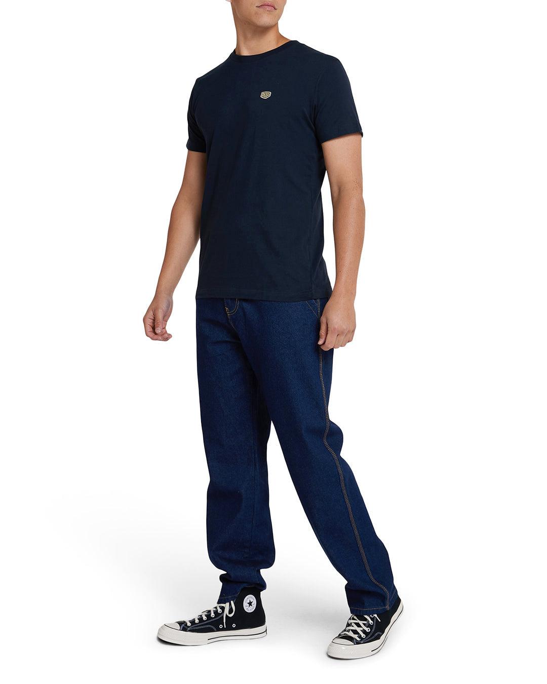 Shield Standard Tee - Navy Product Image