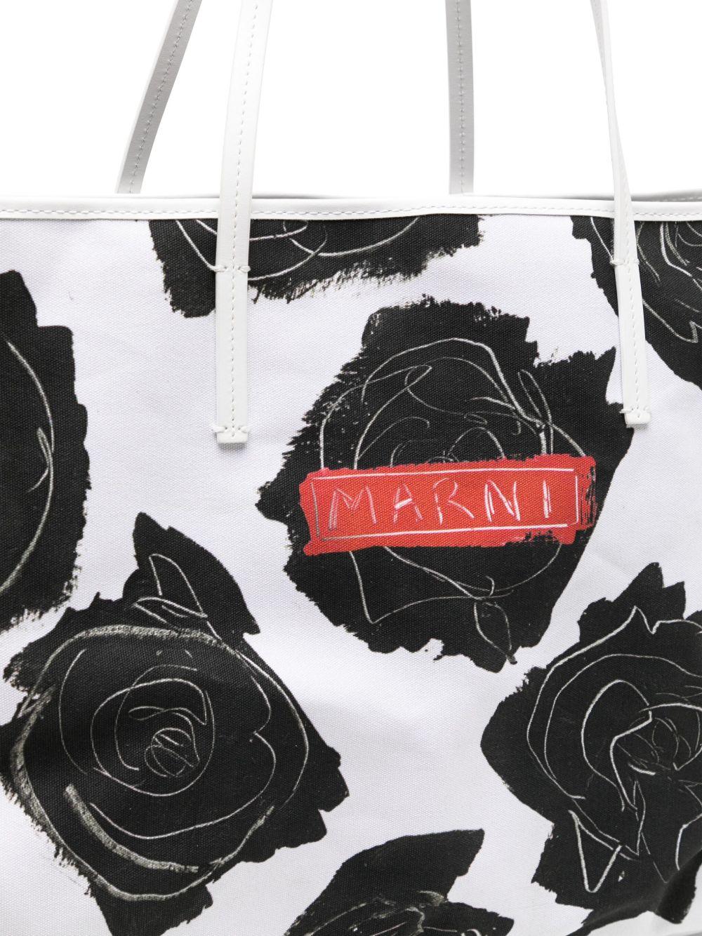 large floral-printed tote bag Product Image