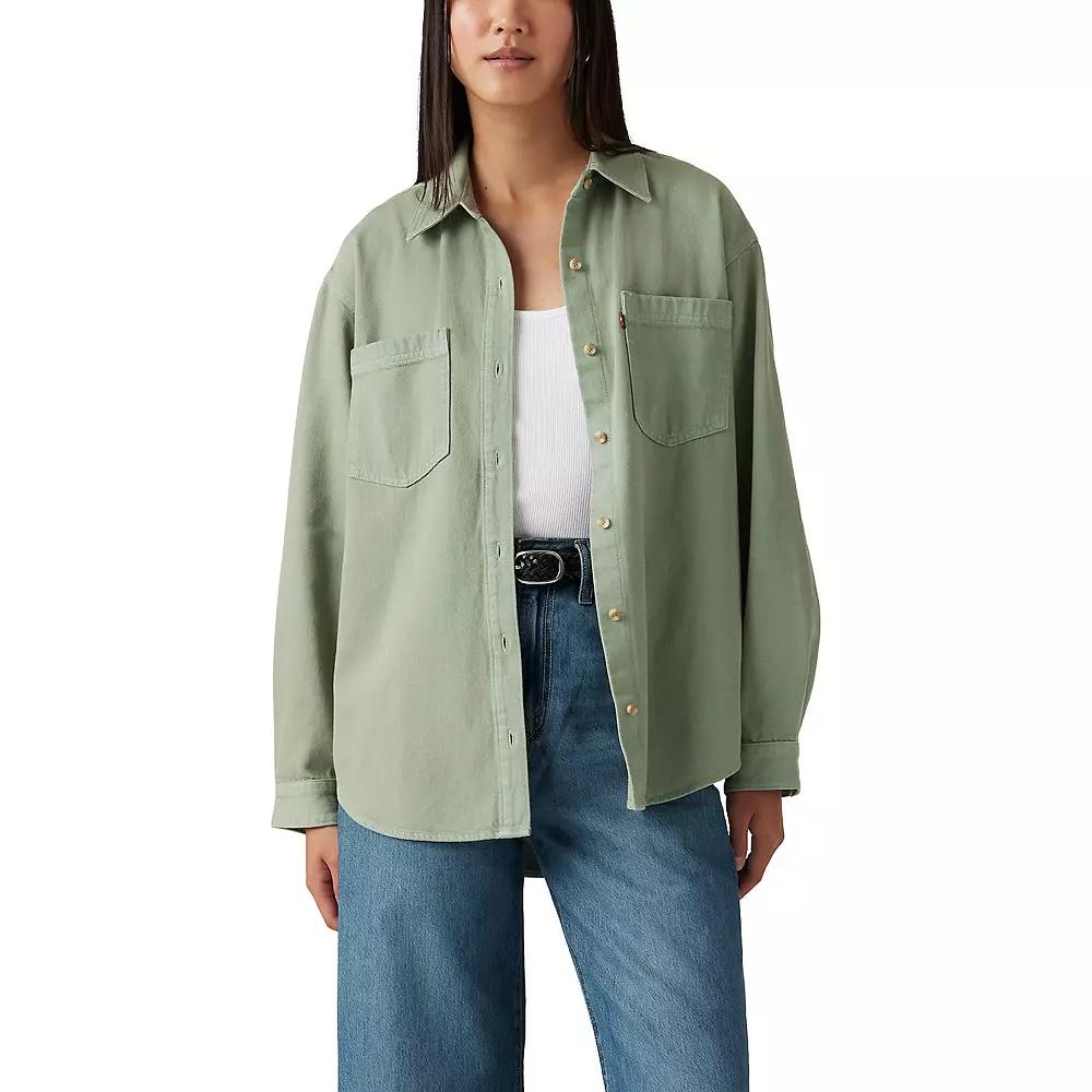 Women's Levi's® Iris Button-Down Denim Overshirt, Size: Small, Lily Product Image