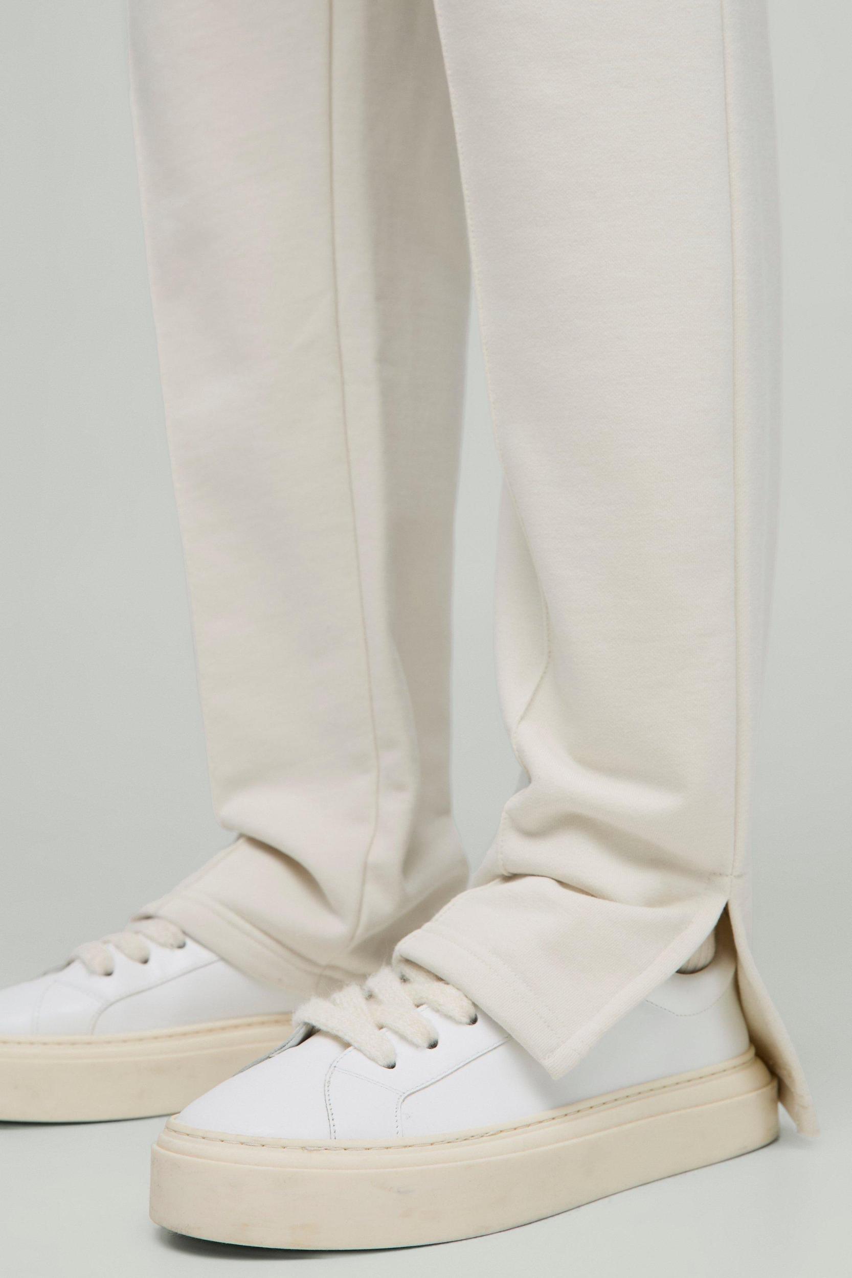 Relaxed Edizione Heavyweight Pintuck Split Hem Sweatpants | boohooMAN USA Product Image