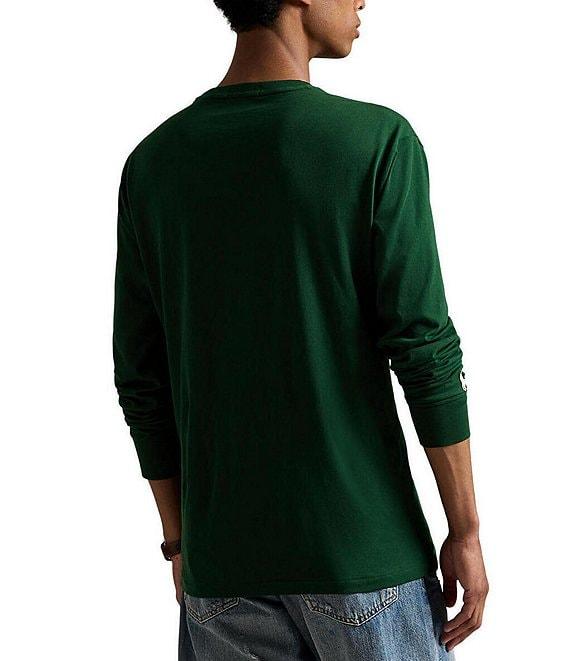 Polo Ralph Lauren Classic Fit Plaid-Logo Jersey T-Shirt Product Image