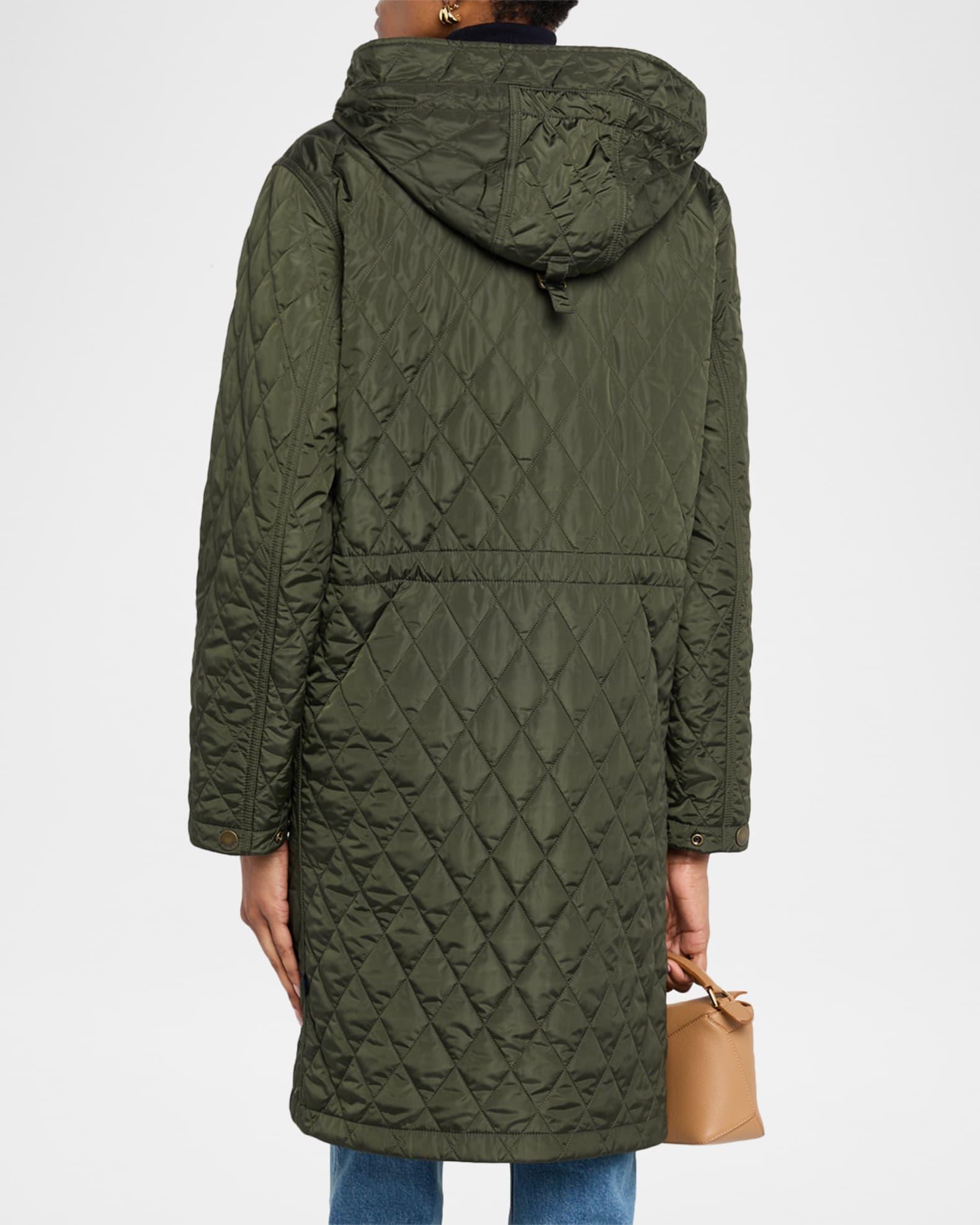 Hillgate Quilted Long Hooded Jacket Product Image
