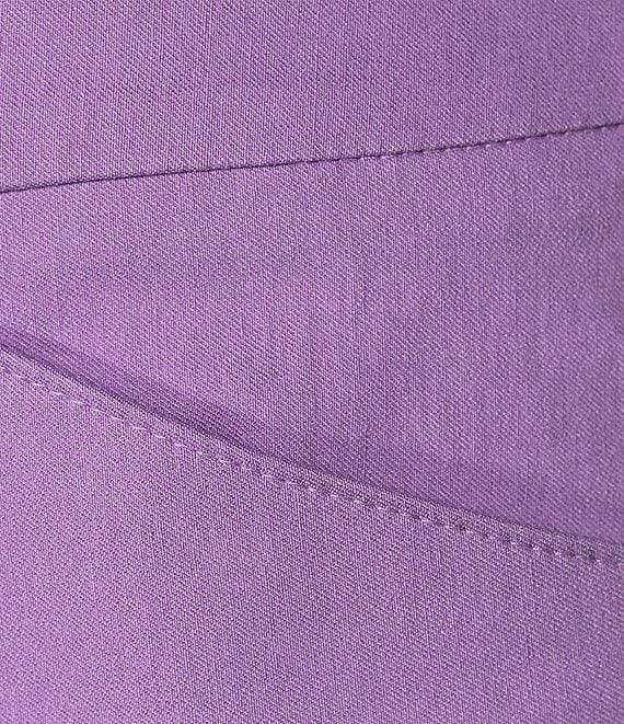 Allison Daley Plus Size Embellished Hem Pull-On Straight Leg Cropped Pants Product Image