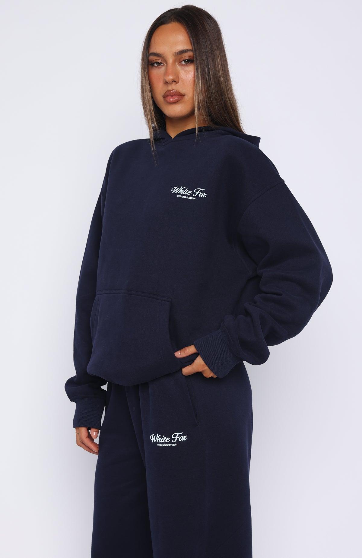 Verano Sixteen Lilia Oversized Hoodie Navy Product Image