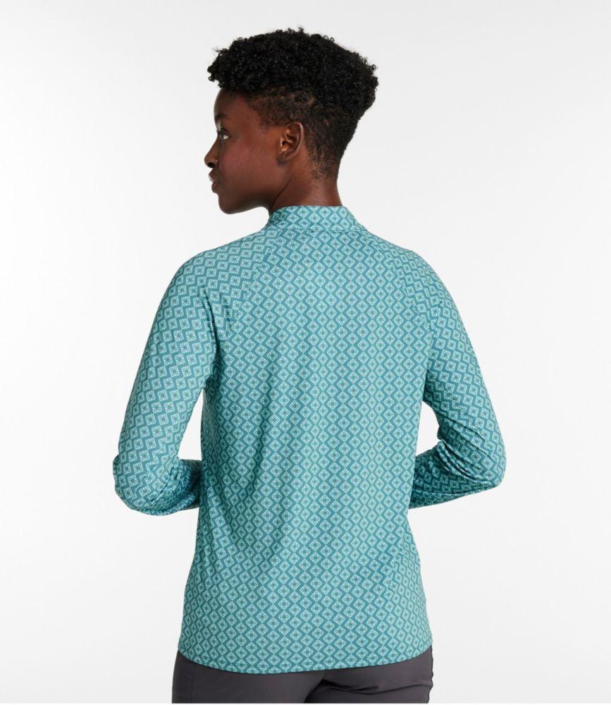 Women's Access Trail Pullover, Long-Sleeve Quarter-Zip Print Product Image