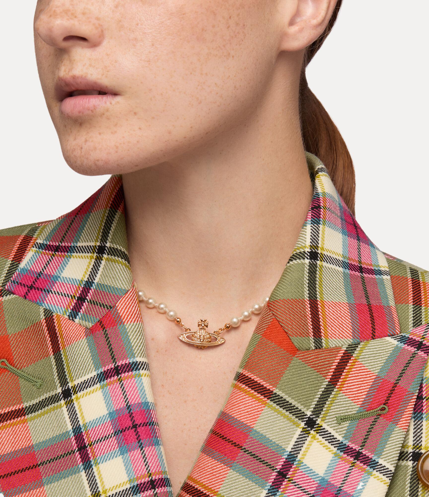 Mini Bas Relief Pearl Choker Product Image