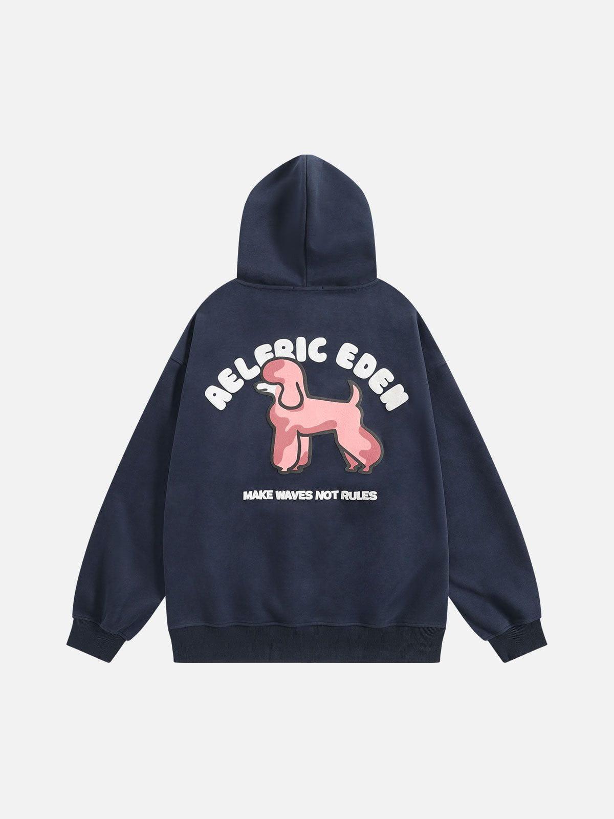 Aelfric Eden Cute Poodle Pullover Hoodie Product Image