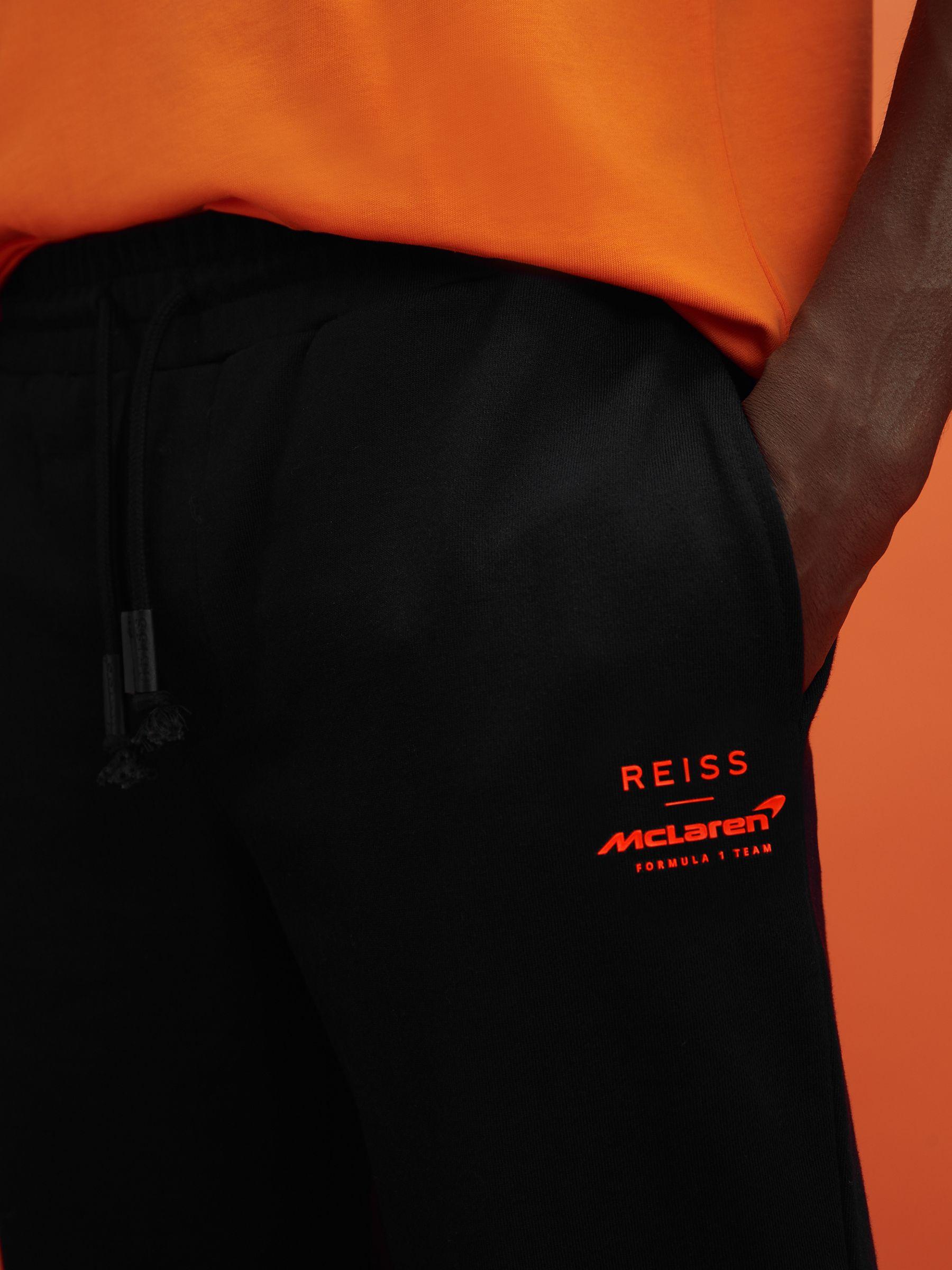 McLaren F1 Cotton Drawstring Joggers in Black Product Image