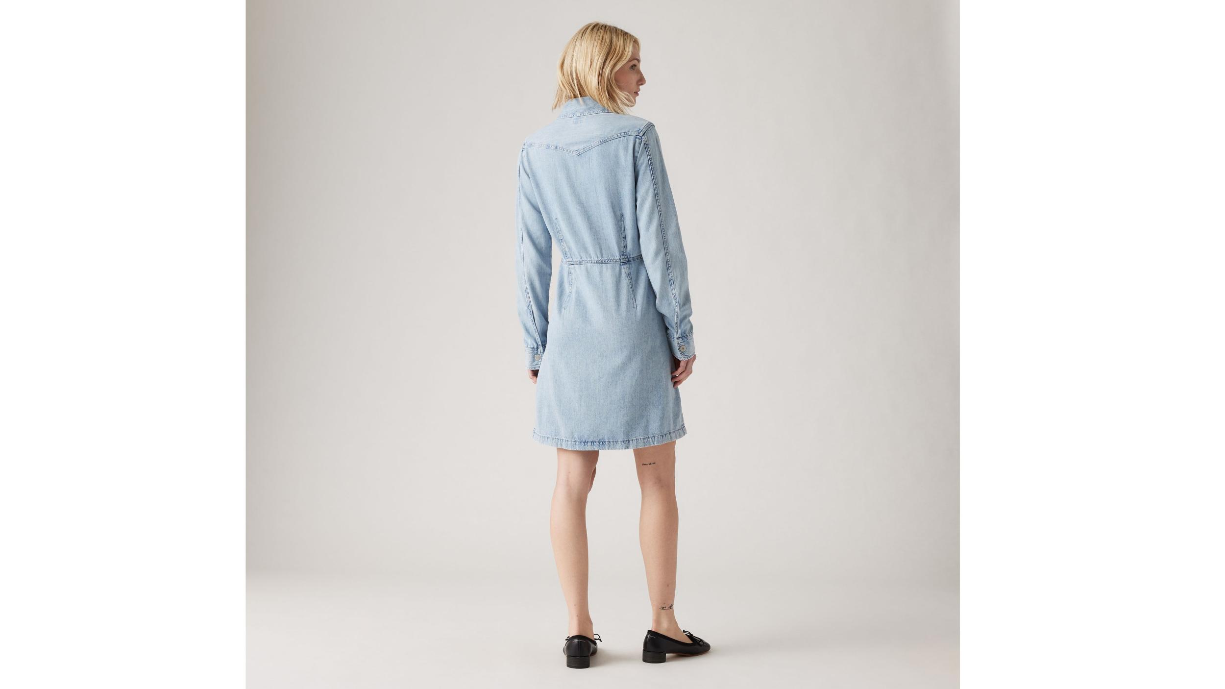 Otto Western Denim Dress Product Image