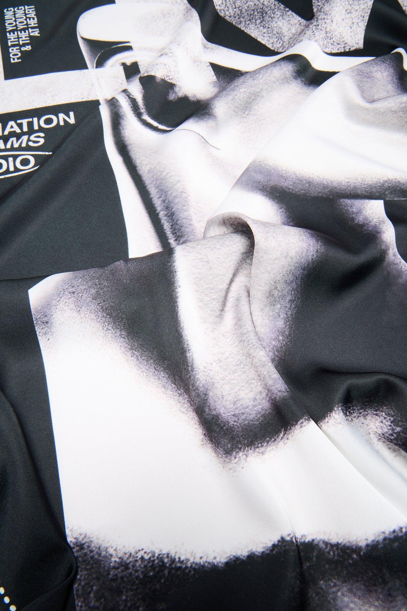 Live Large Satin Bandana - Black/combo Male Product Image