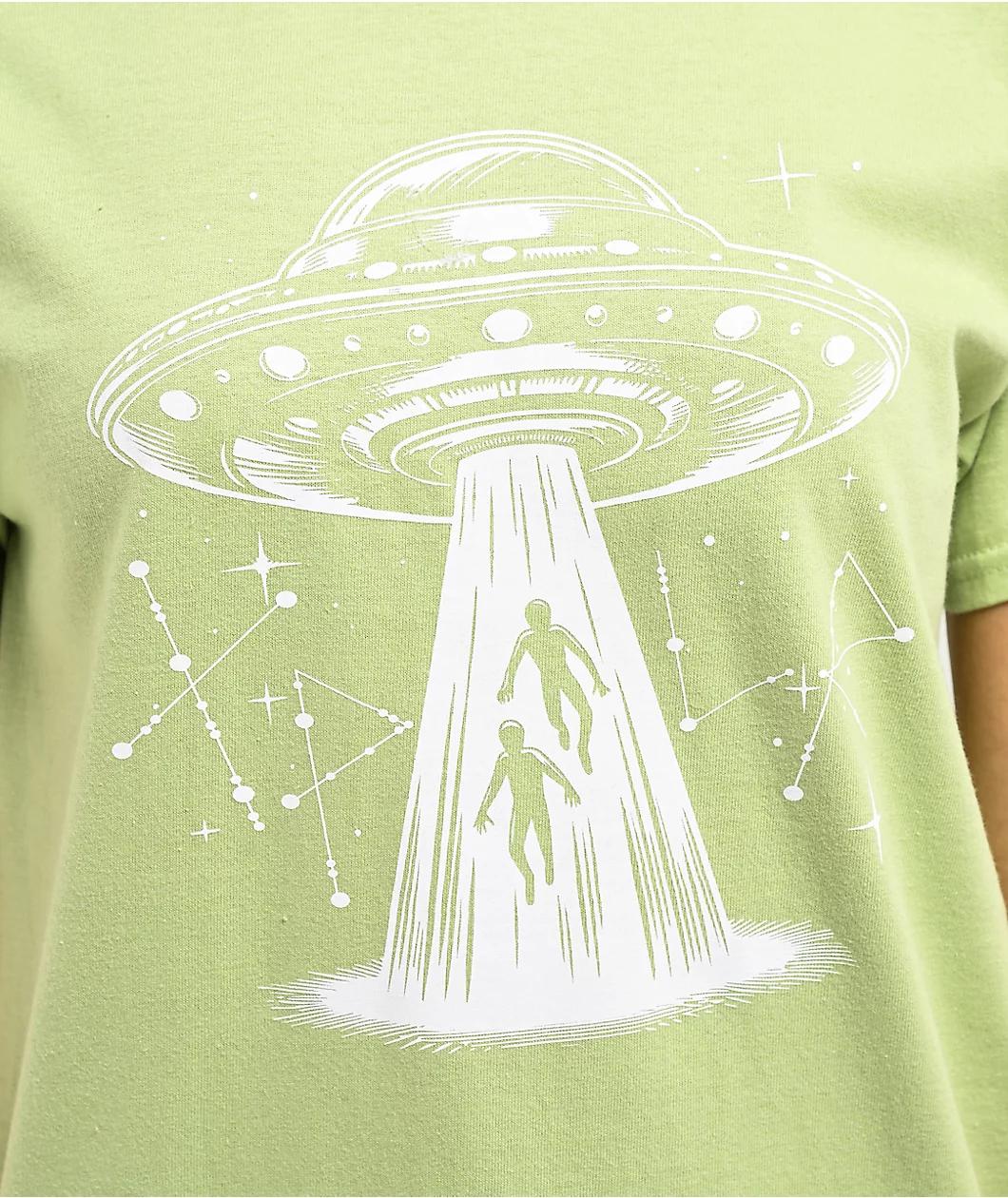 XPLR UFO Pistachio T-Shirt Product Image