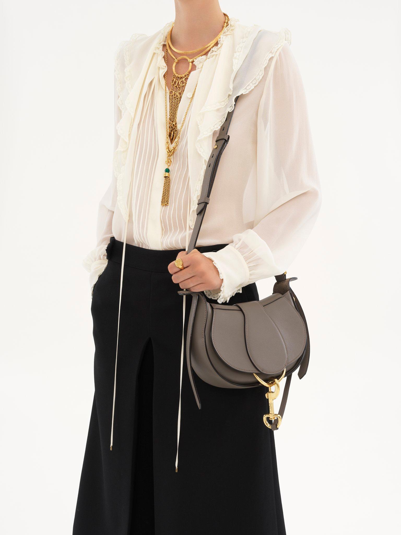 Small Chloé Ride crossbody bag in soft leather Product Image