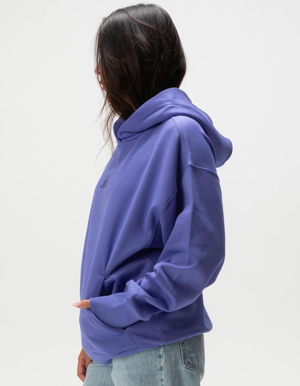 ADIDAS All SZN Womens Boyfriend Hoodie - LIGHT GRAY Product Image