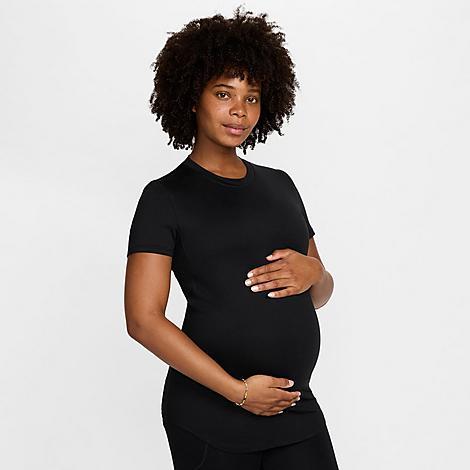 Nike Womens (M) One Dri-FIT Slim-Fit Short-Sleeve Top (Maternity) | FN5001-010 Product Image