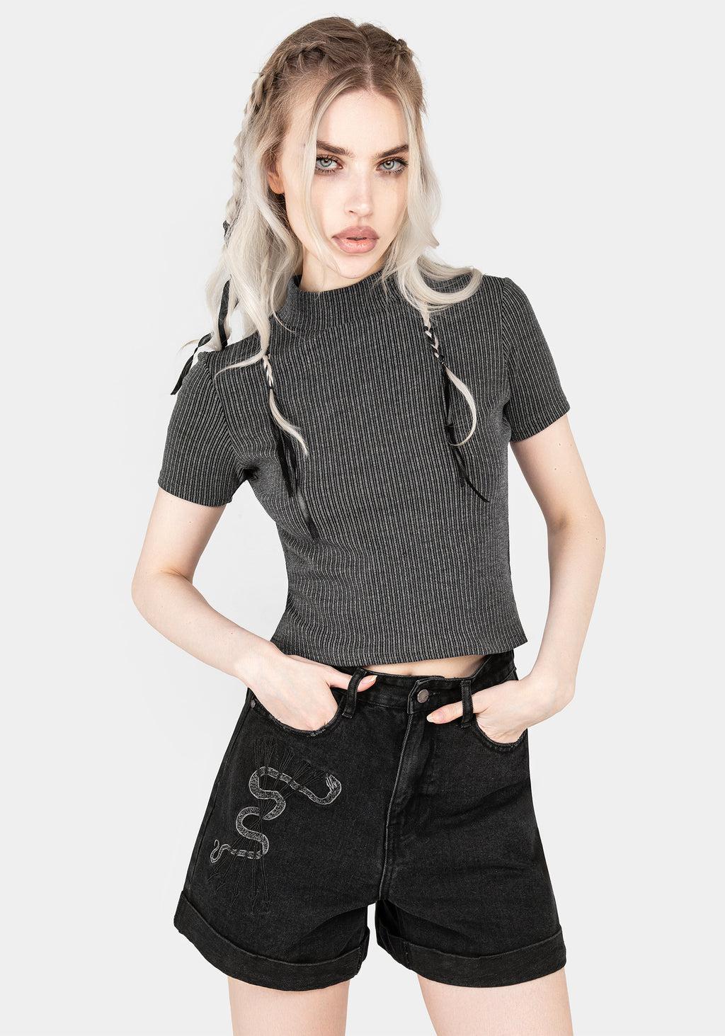 Bryony Striped Crop Top Product Image