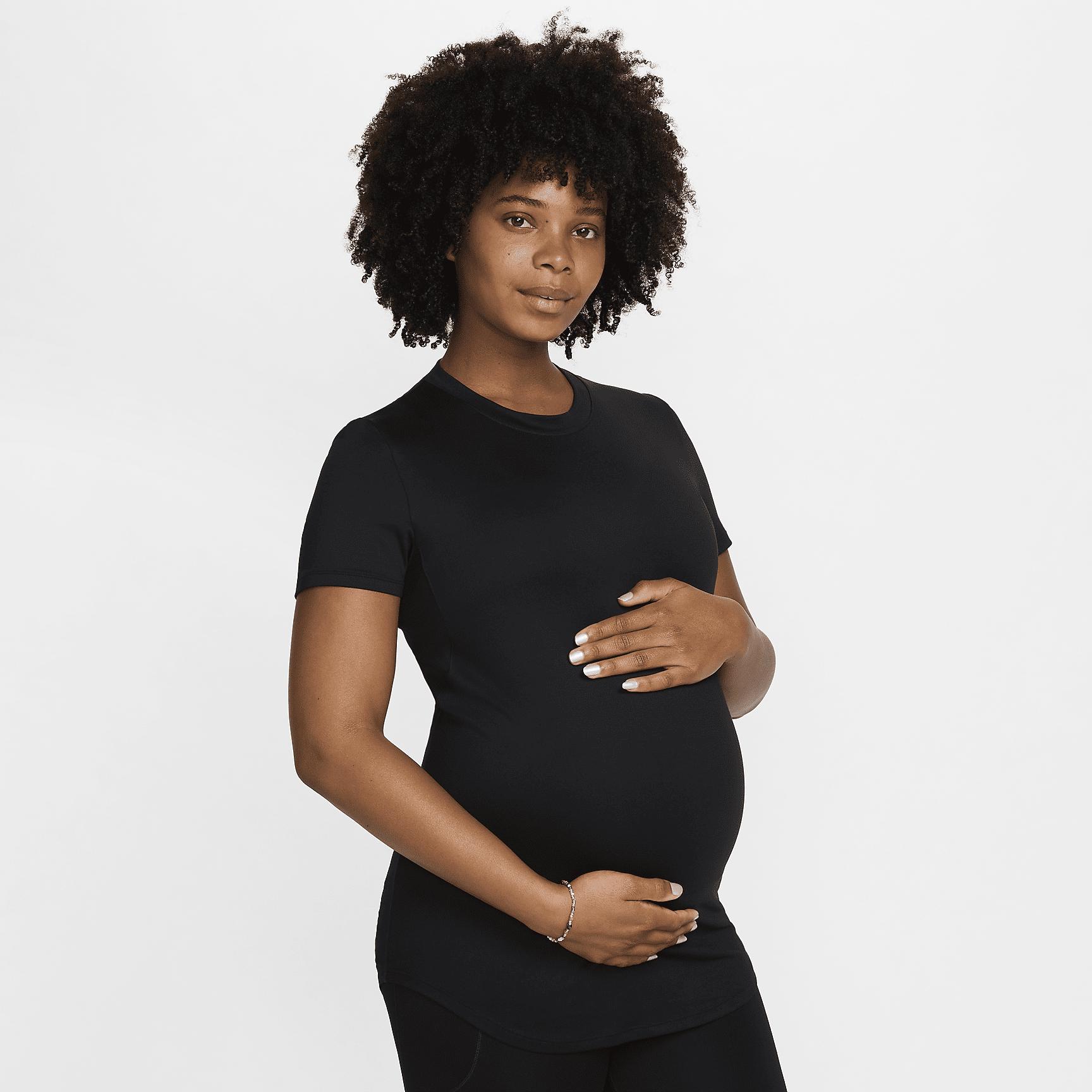 Nike (M) One Women's Dri-FIT Slim-Fit Short-Sleeve Top (Maternity) Product Image