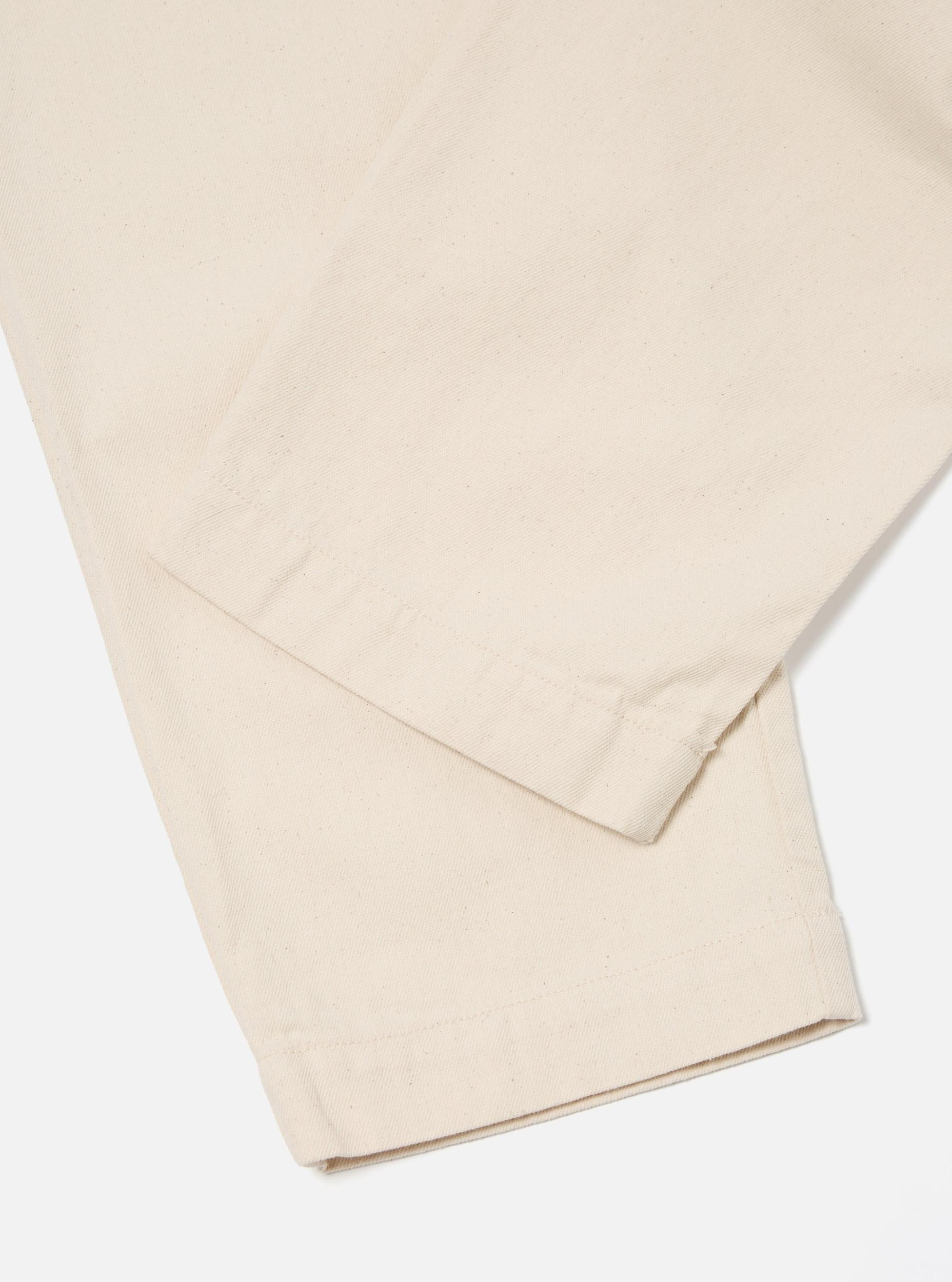 Universal Works Duke Pant in Ecru Recycled Cotton Product Image