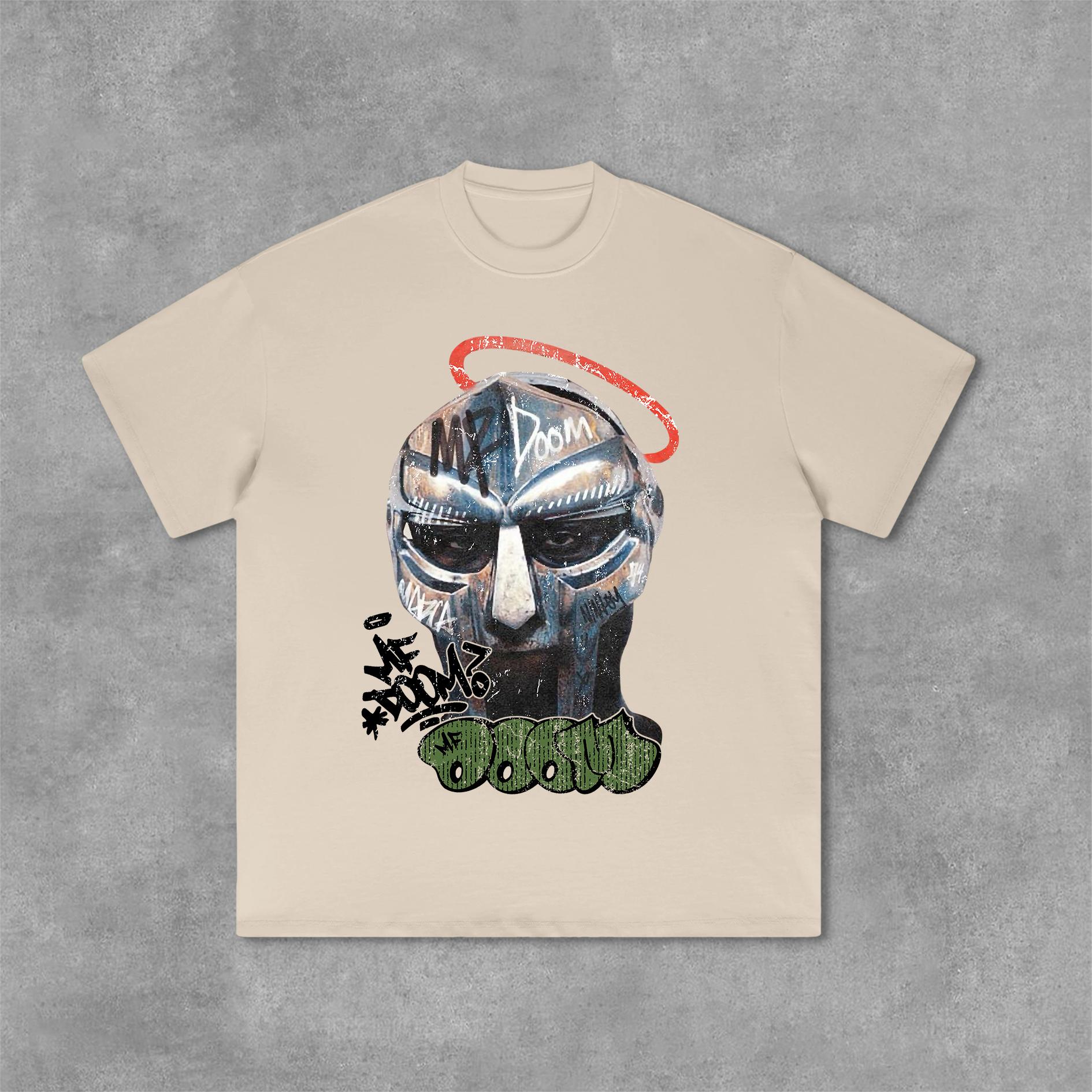Vintage The Illest Villain Mf Doom Graphic Print Cotton T-Shirt Product Image