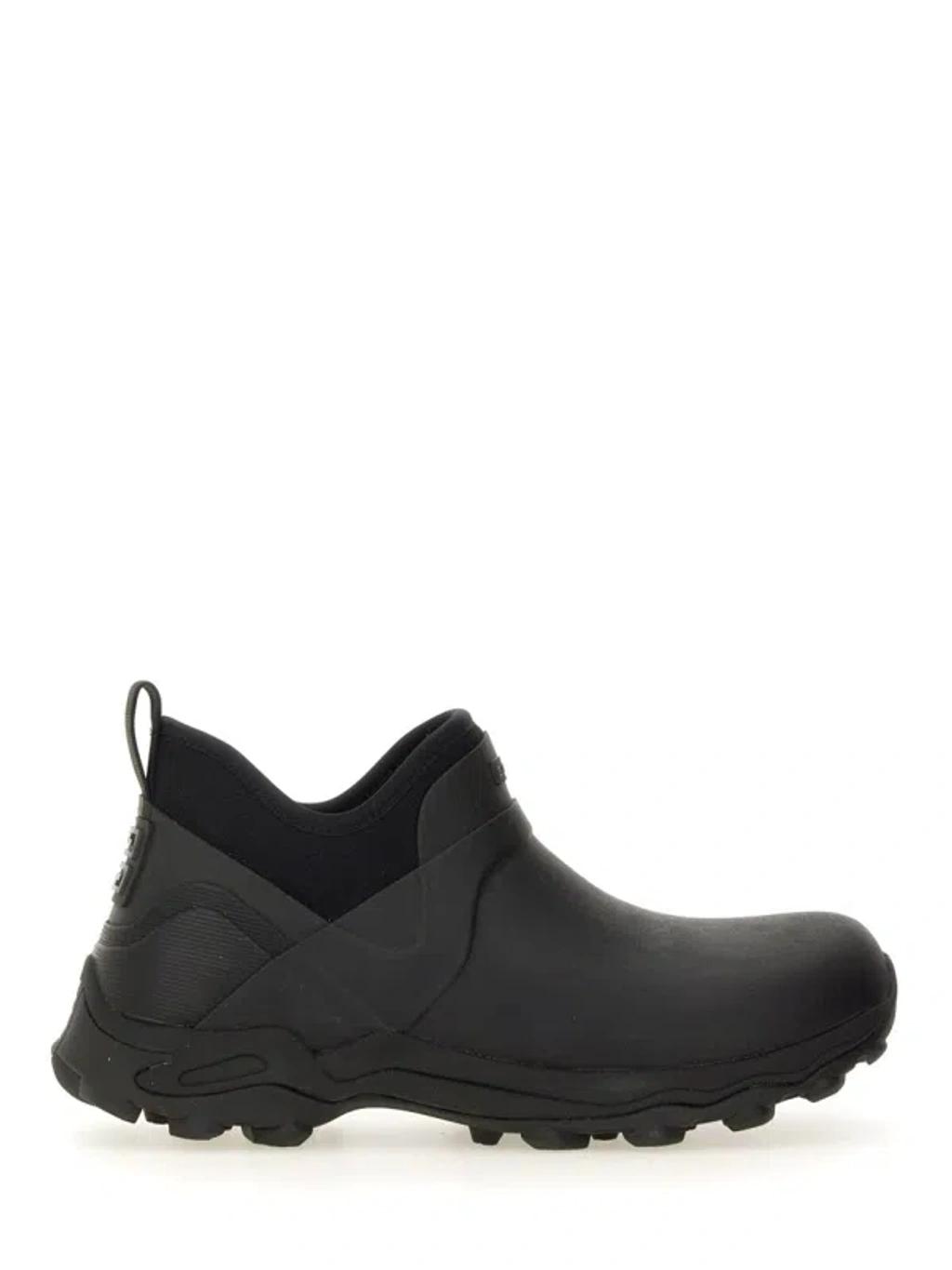 GIVENCHY Black Bogs Rubber Chelsea Boots In Multi Product Image