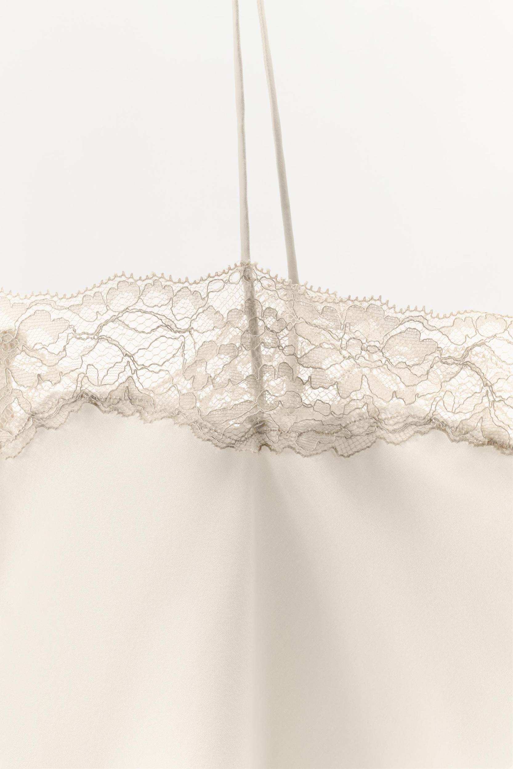 SILK LACE CAMISOLE TOP Product Image