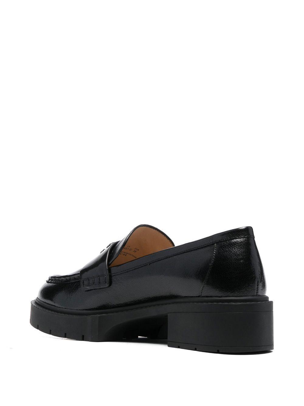 Leah chunky sole leather loafers Product Image
