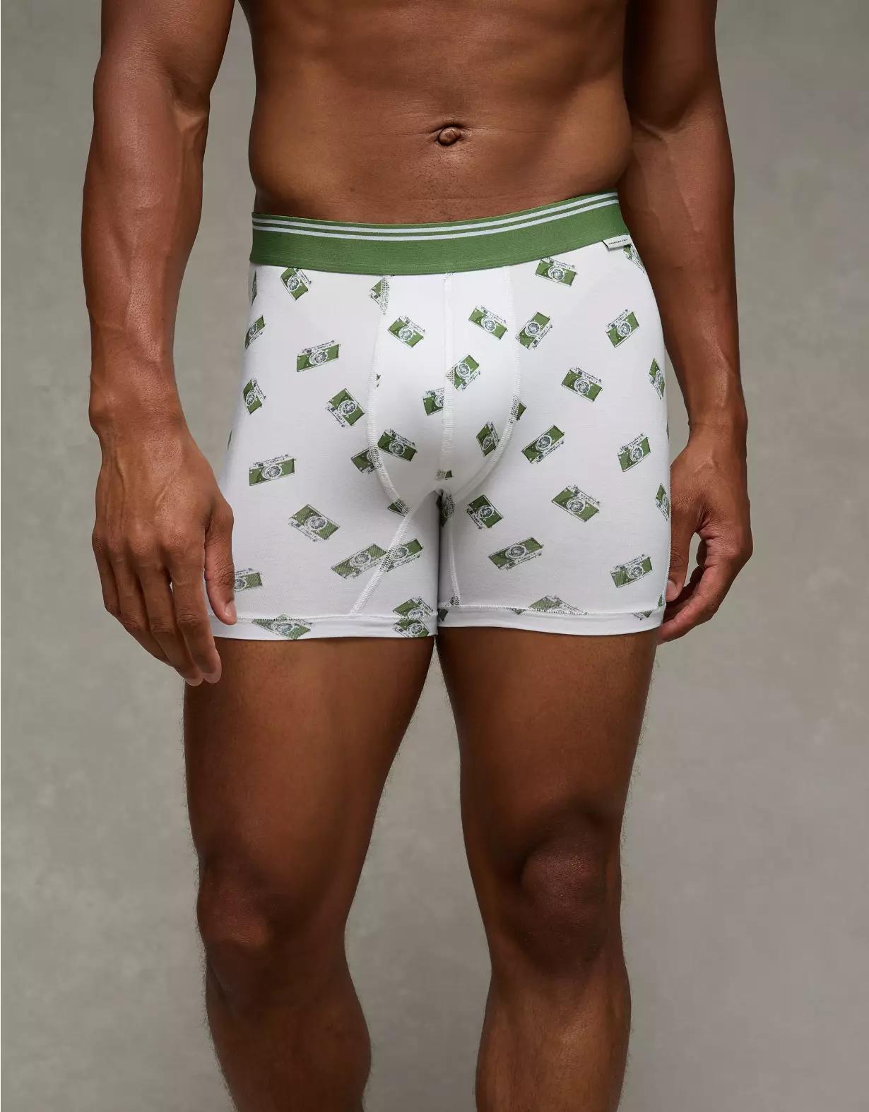 AEO Plaid Ultra Soft Pocket Boxer Short Product Image