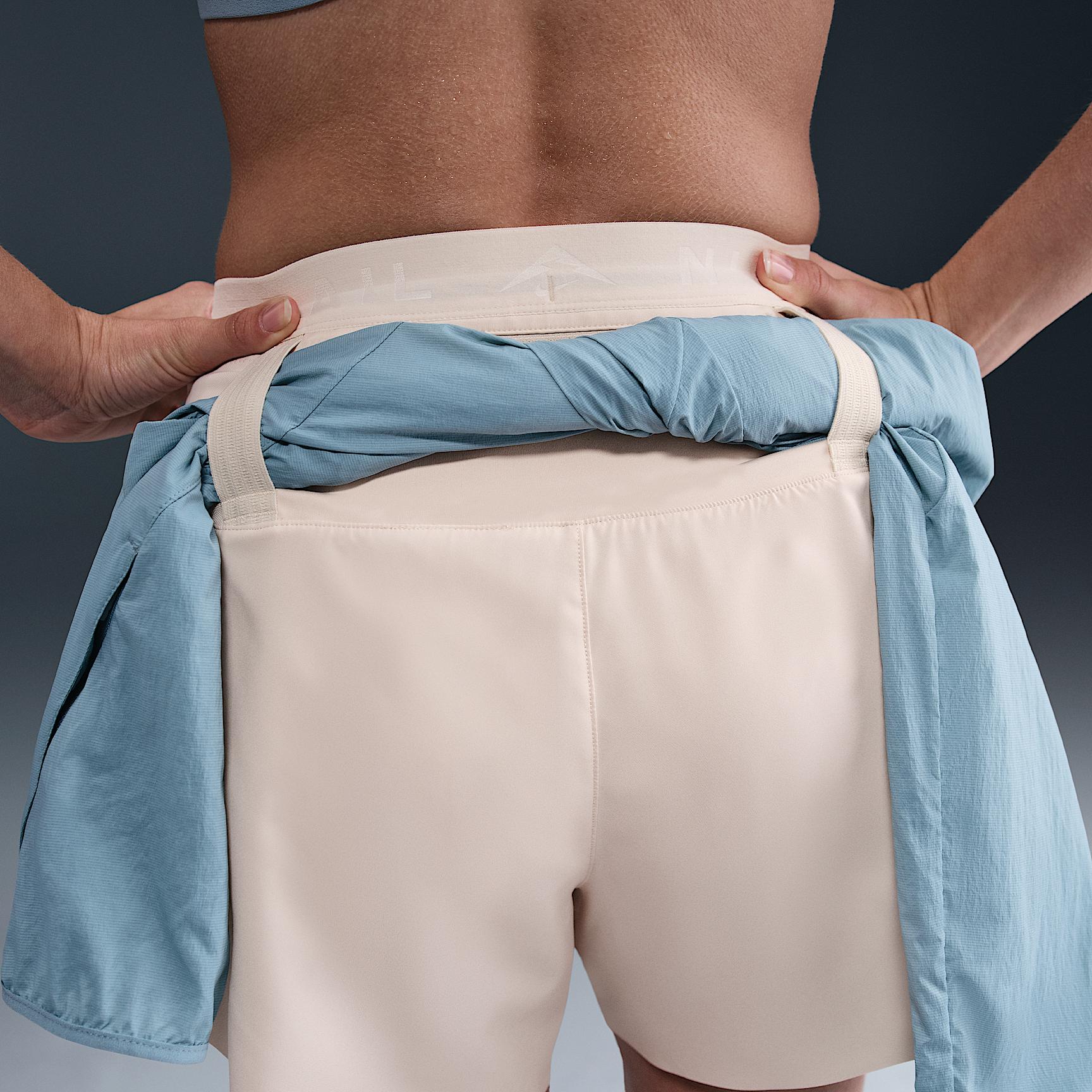 Nike Womens Trail Dri-FIT Brief-Lined Running Shorts | HM0280-272 Product Image