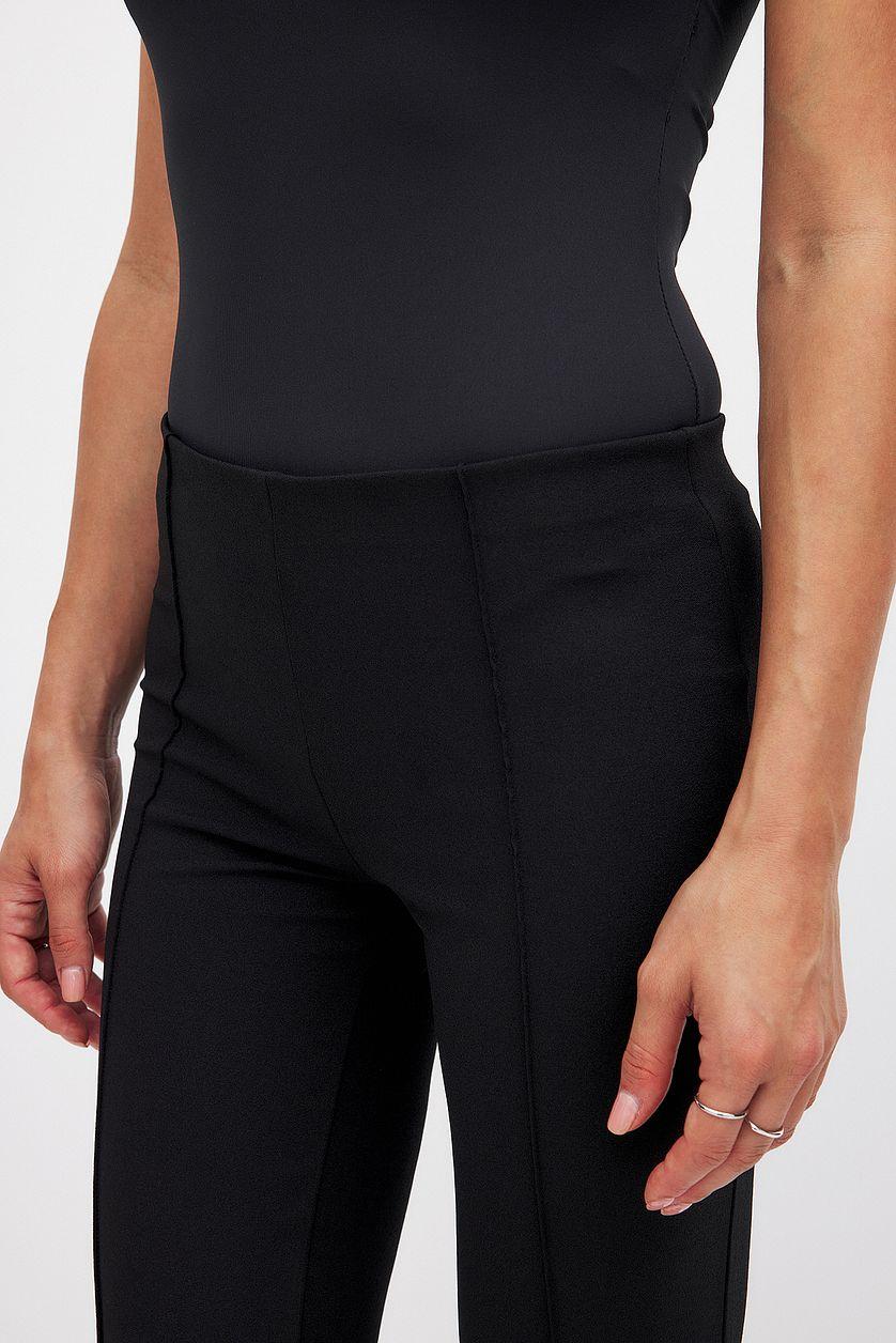 Flared Jersey Trousers Product Image