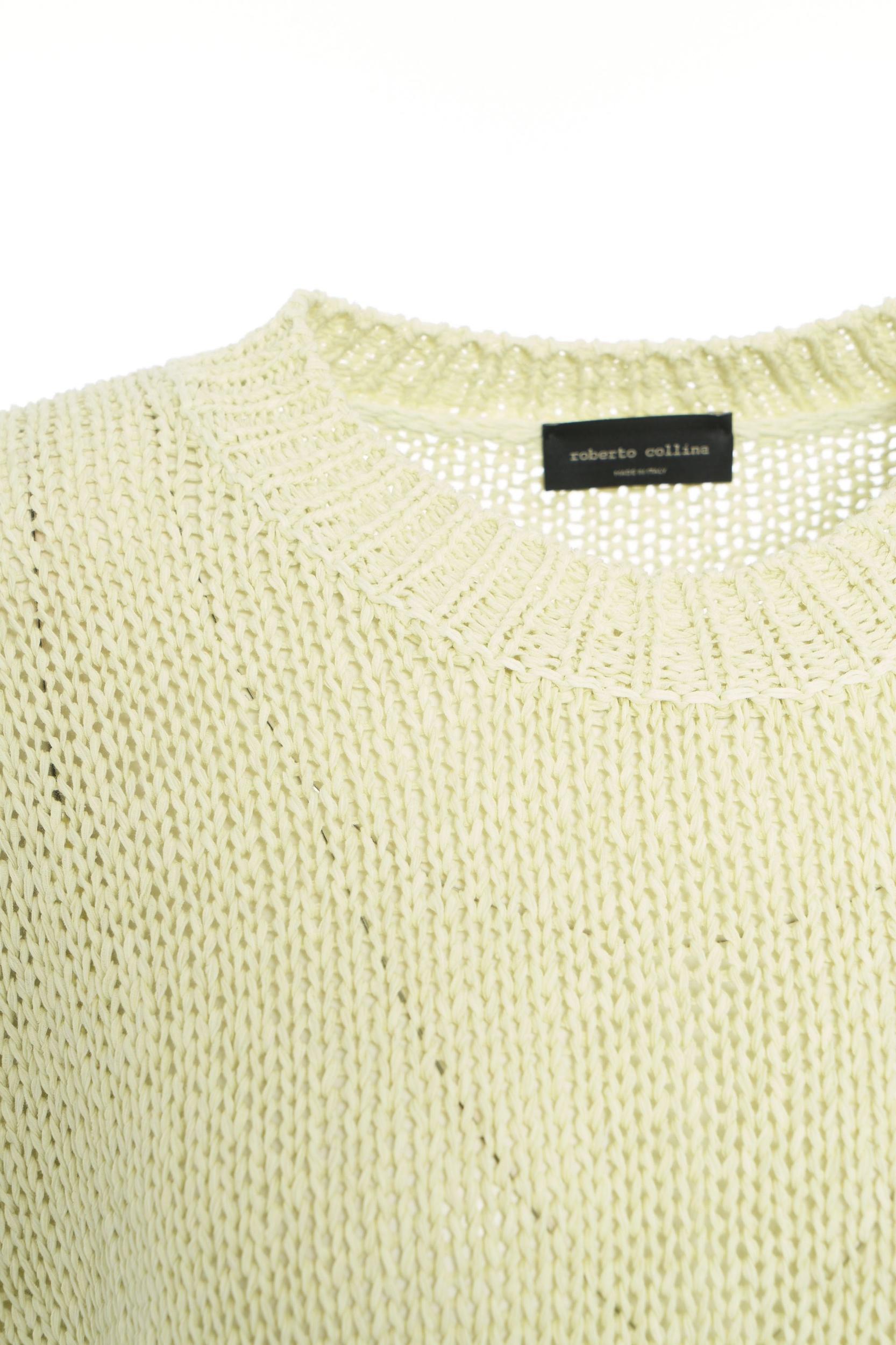 Short sleeve crochet sweater Product Image